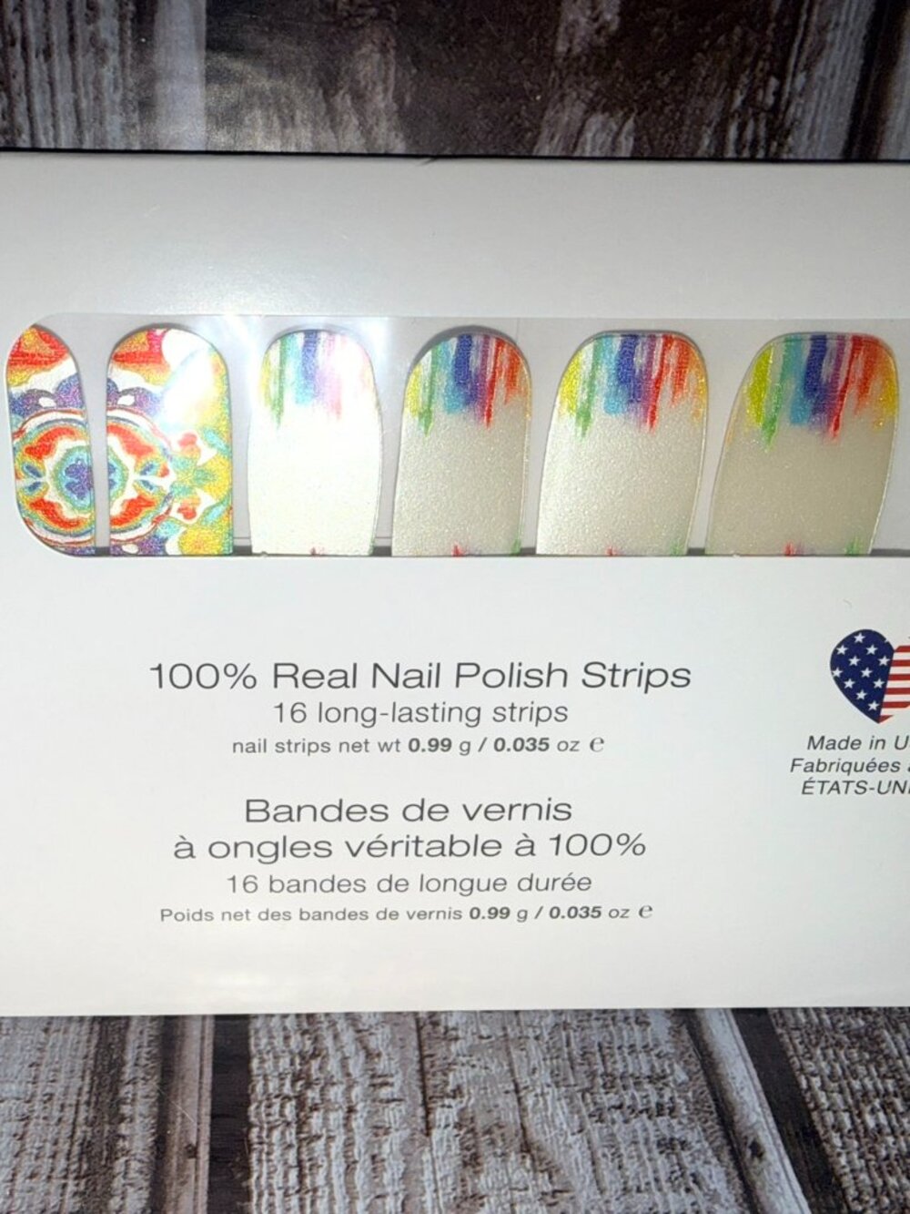Make A Splash Color Street‎ Nail Polish Strips Retired Pearl White Paint Polish